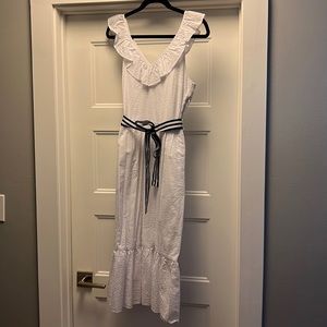 Vineyard Vines for Target white seersucker dress size small